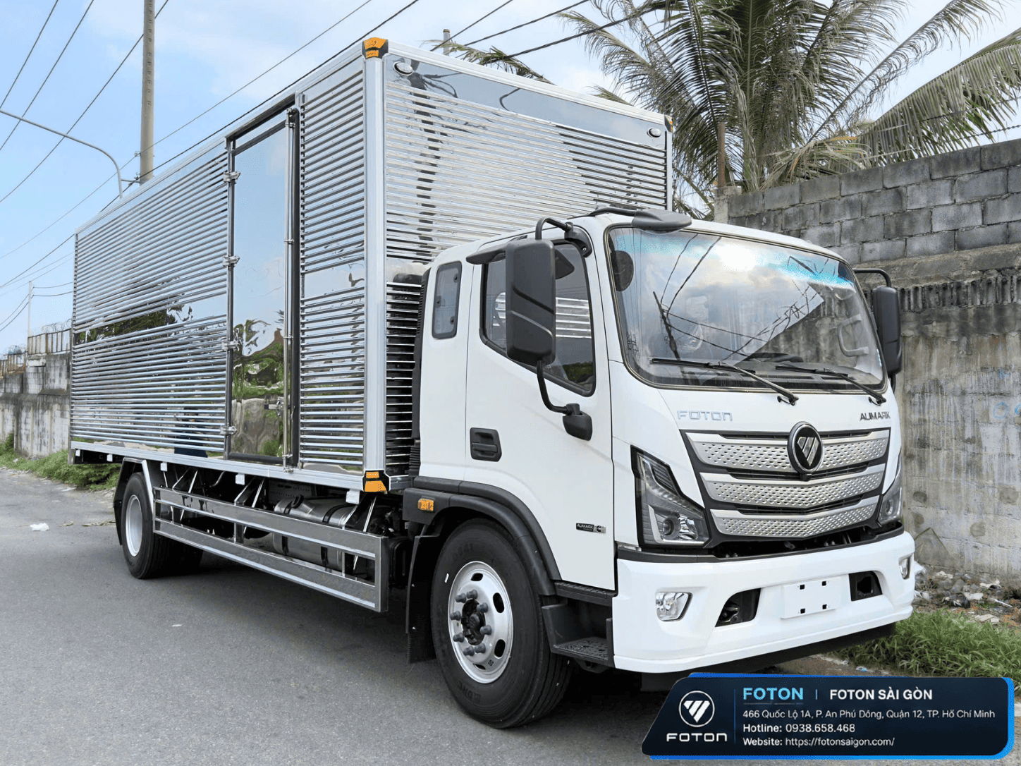 XE TẢI FOTON AUMARK S90 THÙNG KÍN TẢI 9.1 TẤN - 9T1 - 9.100 KG